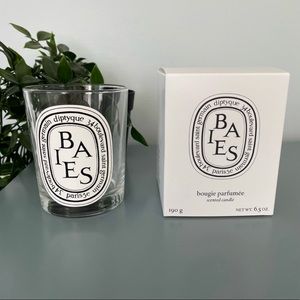 Diptyque large empty Baies candle jar